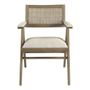 Chaises - Fauteuil COLBY haut écru - BLANC D'IVOIRE