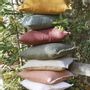 Fabric cushions - CHLOÉ cushion cover in washed linen - Natural - 30 x 40 cm - BLANC D'IVOIRE
