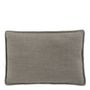 Coussins - Coussin LOUISE lin - Gris - BLANC D'IVOIRE