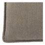 Coussins - Coussin LOUISE lin - Gris - BLANC D'IVOIRE