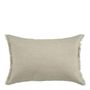 Coussins textile - Housse de coussin CHLOÉ en lin lavé - Naturel - 60 x 40 cm - BLANC D'IVOIRE
