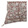Coussins textile - Housse de coussin EDEN en coton - Terracotta - 60 x 40 cm - BLANC D'IVOIRE