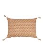 Coussins textile - Housse de coussin TOKYO en coton - Rose - 60 x 40 cm - BLANC D'IVOIRE