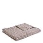 Linge de lit - Couvre-lit EDEN en coton - Terracotta - 230 x 180 cm - BLANC D'IVOIRE