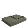 Bed linens - CHLOÉ bedspread in washed linen - Khaki - 230 x 180 cm - BLANC D'IVOIRE