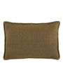 Cushions - LOUISE linen cushion - Bronze - BLANC D'IVOIRE