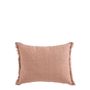 Coussins textile - Housse de coussin CHLOÉ en lin lavé - Blush - 30 x 40 cm - BLANC D'IVOIRE