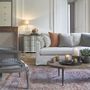 Cushions - LOUISE linen cushion - Gray - BLANC D'IVOIRE