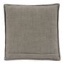 Cushions - LOUISE linen cushion - Gray - BLANC D'IVOIRE