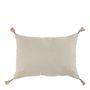 Fabric cushions - MATTEO cushion cover in cotton and linen velvet - Terracotta - 30 x 40 cm - BLANC D'IVOIRE