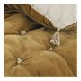Sofas - MATTEO futon in cotton and linen velvet - Bronze - BLANC D'IVOIRE