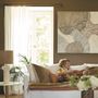 Fabric cushions - MATTEO cushion cover in cotton and linen velvet - Taupe - 50 x 50 cm - BLANC D'IVOIRE