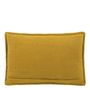 Coussins - Coussin LOUISE lin - Safran - BLANC D'IVOIRE