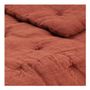 Bed linens - CHLOÉ bedspread in washed linen - Burnt orange - 230 x 180 cm - BLANC D'IVOIRE