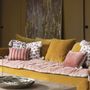 Fabric cushions - POQUELICOT cushion cover in polycotton - 60 x 40 cm - BLANC D'IVOIRE