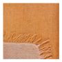 Throw blankets - LEA linen throw - Saffron - BLANC D'IVOIRE