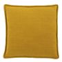 Cushions - LOUISE linen cushion - Saffron - BLANC D'IVOIRE