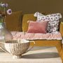 Fabric cushions - POQUELICOT cushion cover in polycotton - 50 x 50 cm - BLANC D'IVOIRE