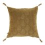 Cushions - AURORE velvet cushion - Bronze and gold - BLANC D'IVOIRE