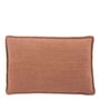 Coussins - Coussin LOUISE lin - Terracotta - BLANC D'IVOIRE