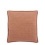 Coussins - Coussin LOUISE lin - Terracotta - BLANC D'IVOIRE