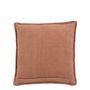 Coussins - Coussin LOUISE lin - Terracotta - BLANC D'IVOIRE