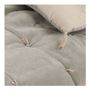 Sofas - MATTEO futon in cotton and linen velvet - Gray - BLANC D'IVOIRE