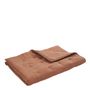 Canapés - Futon LOUISE lin - Terracotta - BLANC D'IVOIRE