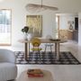 Hanging lights - ALBA jute pendant light - ø 120 cm - BLANC D'IVOIRE