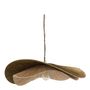 Suspensions - Suspension ADITA en raphia - Doré et naturel - ø 90 x 25 cm - BLANC D'IVOIRE