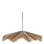 Suspensions - Suspension AIDA en raphia - Doré et naturel - ø 110 x 21 cm - BLANC D'IVOIRE