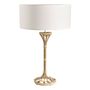 Table lamps - SALOME rattan lamp base - BLANC D'IVOIRE