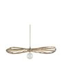 Hanging lights - SALOME rattan pendant light - Small model - ? 80cm - BLANC D'IVOIRE