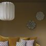 Hanging lights - CALYPSO suspension in jute canvas - ø 45 cm - BLANC D'IVOIRE