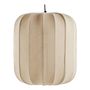 Hanging lights - CALYPSO suspension in jute canvas - ø 45 cm - BLANC D'IVOIRE