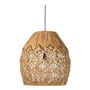 Hanging lights - CAPUCINE pendant light in raffia - ø 48 cm - BLANC D'IVOIRE