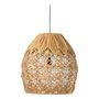 Hanging lights - CAPUCINE pendant light in raffia - ø 48 cm - BLANC D'IVOIRE