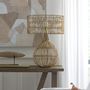 Abat-jours - Abat-jour ROMANE en rotin - ? 60 cm - BLANC D'IVOIRE