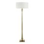 Lampadaires - Pied de lampadaire SABINE en métal doré - ø 21 x 142 cm - BLANC D'IVOIRE