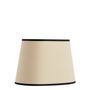 Blinds - Beige lampshade with black border - 26 x 20 cm - BLANC D'IVOIRE