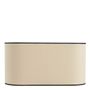 Blinds - Lampshade - Beige with black border - 48 x 23 cm - BLANC D'IVOIRE