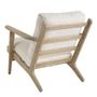 Fauteuils - Fauteuil JULES en bouclette - Crème - BLANC D'IVOIRE