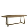 Other tables - MAXINE table - Medium model - 230 x 76 x 110 cm - BLANC D'IVOIRE