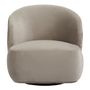 Armchairs - LISETTE swivel chair - BLANC D'IVOIRE
