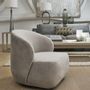 Armchairs - LISETTE swivel chair - BLANC D'IVOIRE