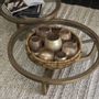 Coffee tables - MAXTON natural coffee table - Large model - BLANC D'IVOIRE