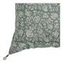 Coussins textile - Housse de coussin EDEN en coton - Céladon - 50 x 50 cm - BLANC D'IVOIRE