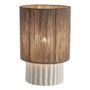 Lampes à poser - Lampe OLYMPE avec abat-jour - BLANC D'IVOIRE