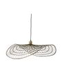 Hanging lights - MAHA pendant light in bronze finish metal - 75 cm - BLANC D'IVOIRE