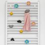 Gifts - Mustache ceramic hanger for towel rail radiators - LETSHELTER SRL